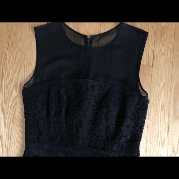 DIane Von Frustenberg Black Lace Dress 100% silk - Picture 3 of 5